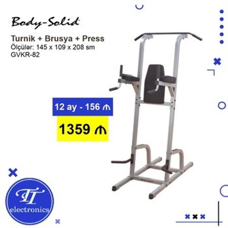 Turnik, brusya və press aparatı