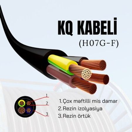 KQ elastik güc kabeli – Kabel və naqillər – ucuztap.az