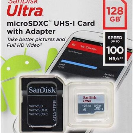 MicroSD SanDisk 128GB – Kompüter aksesuarları – ucuztap.az