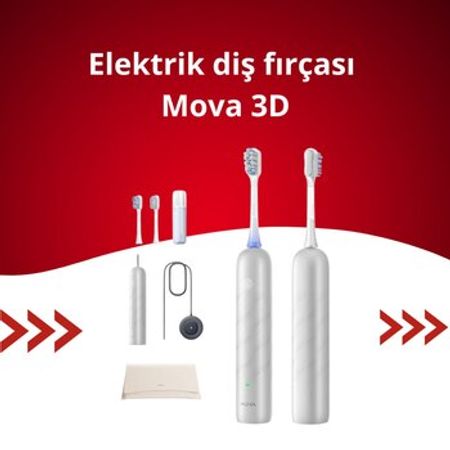 Elektrik diş fırçası "Mova 3D Clean ATB15A/SL"