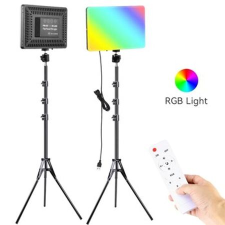 LED RGB işıq tripod ştativ 36 sm