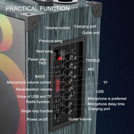Karaoke bluetooth dinamik