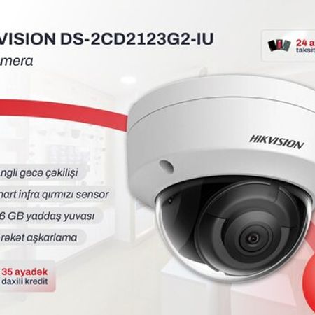Təhlükəsizlik kamerası Hikvision DS-2CD2123G2-IU – Təhlükəsizlik avadanlığı – ucuztap.az
