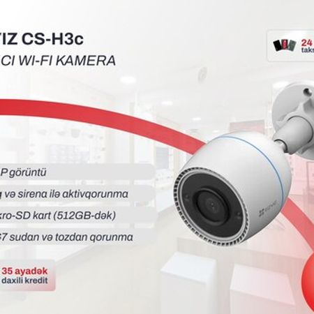 Ağıllı Wi‑Fi kamera EZVIZ CS‑H3c