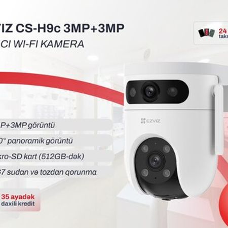 Dual‑Lens Wi‑Fi kamera EZVIZ CS‑H9c 3MP + 3MP