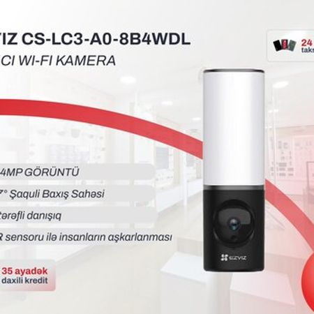 Ağıllı Wi‑Fi kamera EZVIZ CS‑LC3‑A0‑8B4WDL