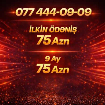 Nar nömrə – (077) 444-09-09 – Nömrələr və SİM-kartlar – ucuztap.az
