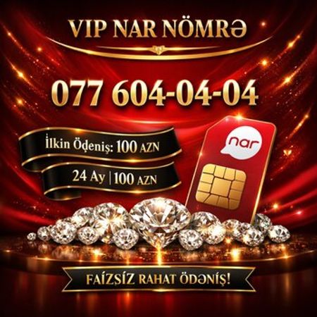 Nar nömrə – (077) 604-04-04 – Nömrələr və SİM-kartlar – ucuztap.az