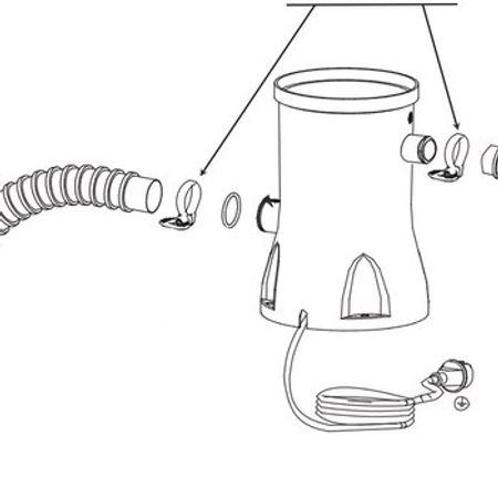 intex/Bestway 32mm şlanq üçün sıxacaq