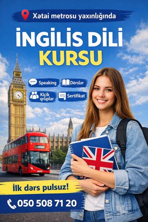 İngilis dili kursu xidməti