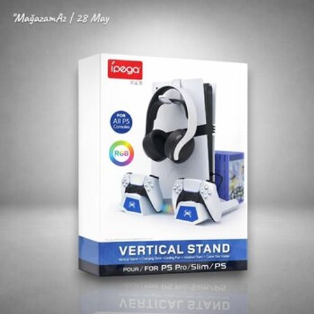 PS5 üçün Çoxfunksiyalı Stend – Soyuducu, Şarj və Aksesuar Standı PG-P5S023 – Oyunlar, pultlar və proqramlar – ucuztap.az