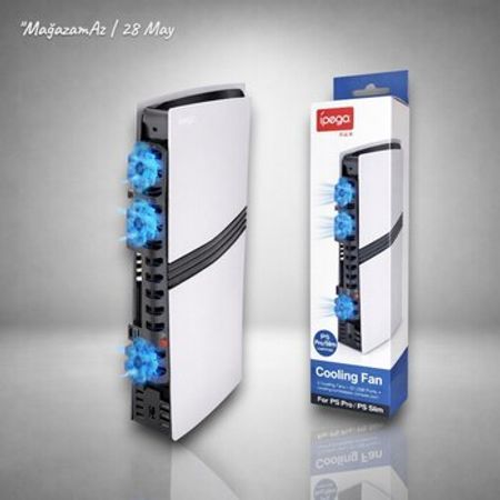 PS5 üçün soyuducu fan PG-PR002 (Pro / Slim Uyğun) – Oyunlar, pultlar və proqramlar – ucuztap.az