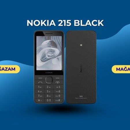 Nokia 215 4G Black – Telefonlar – ucuztap.az