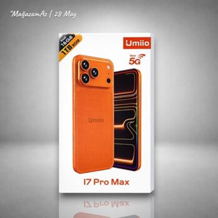 UMIIO 17 Pro Max 16GB/1TB Android Smart Telefon (2 SIM, 5G) – Telefonlar – ucuztap.az