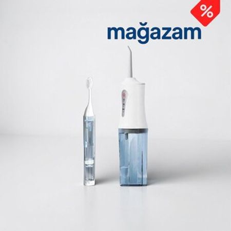 Portativ ağız İrrigatoru və elektrik diş fırçası dəsti DENX DX2524 Dental Care Set