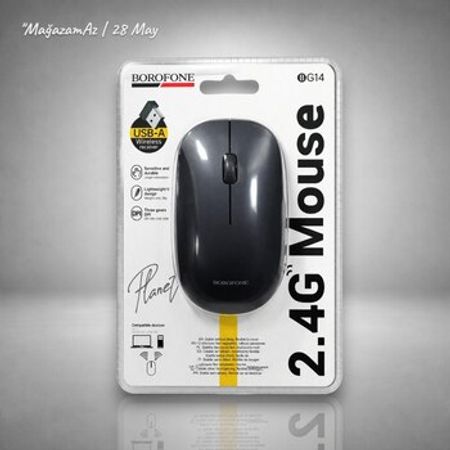 Borofone BG14 Simsiz mouse (2.4G USB)