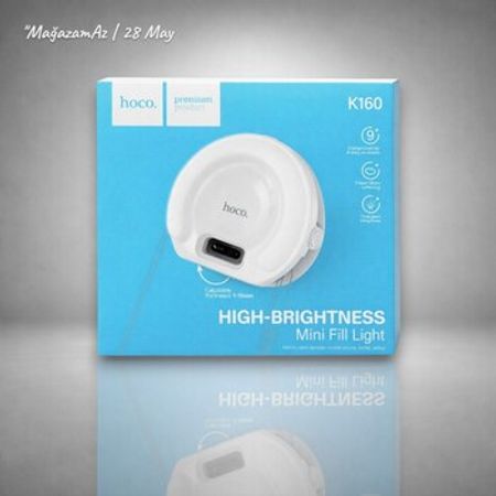 Hoco K160 Mini Fill Light Telefon üçün LED İşıq