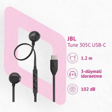 Qulaqlıq JBL Tune 305C – Audio və video – ucuztap.az