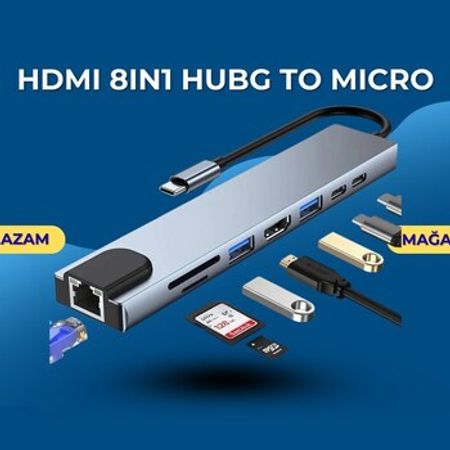 HDMI 8 in 1 hub