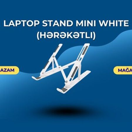Laptop Stand Mini white (hərəkətli)