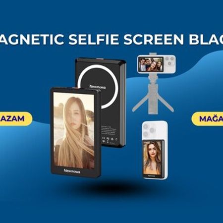 Magnetic Selfie Screen black