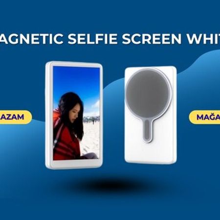 Magnetic Selfie Screen white