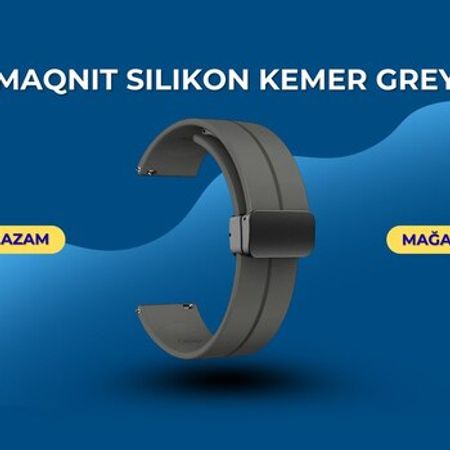Maqnit silikon boz kəməri – Saatlar – ucuztap.az
