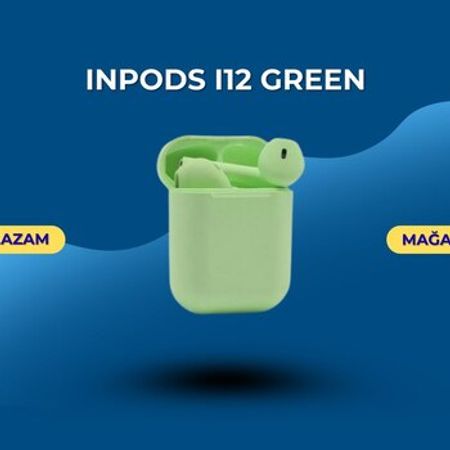 İnpods i12 green – Audio və video – ucuztap.az
