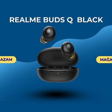 Realme Buds Q black – Audio və video – ucuztap.az
