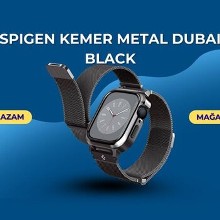Spigen metal kəmər dubai black – Saatlar – ucuztap.az
