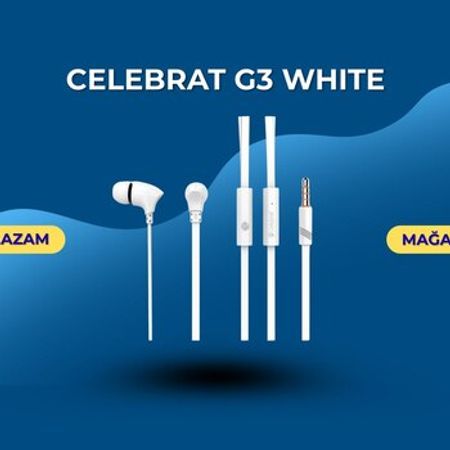 Celebrat G3 white – Audio və video – ucuztap.az
