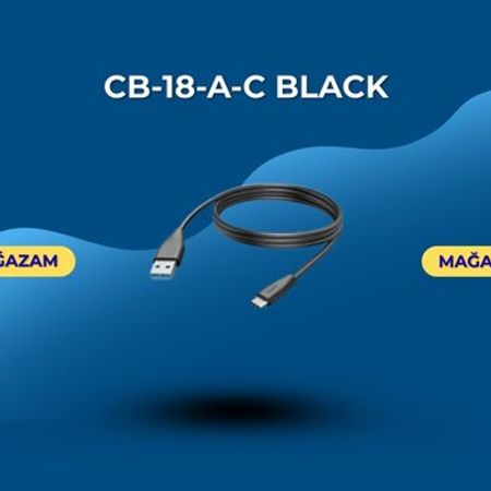Kabel CB-18-A-C black – Telefonlar – ucuztap.az