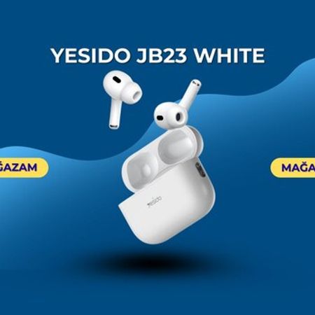 Yesido JB23 white – Audio və video – ucuztap.az