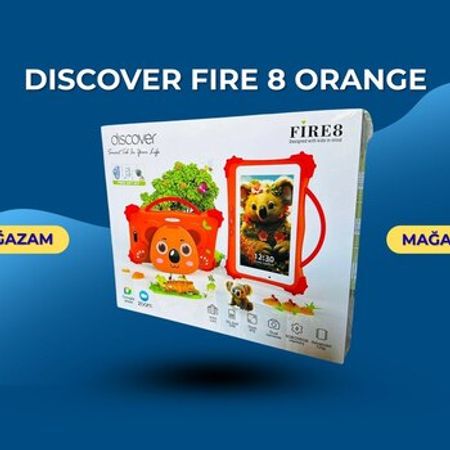 Discover Fire 8 orange – Planşet və elektron kitablar – ucuztap.az