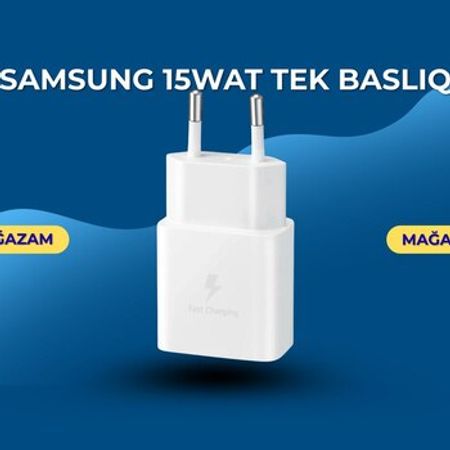 Samsung 15wat adapter başlığı – Kompüter aksesuarları – ucuztap.az
