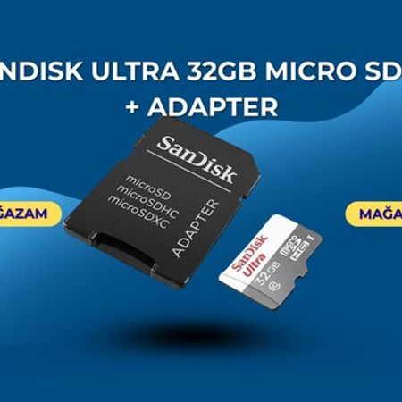 Sandisk Ultra 32GB Micro Sdhc + adapter – Kompüter aksesuarları – ucuztap.az