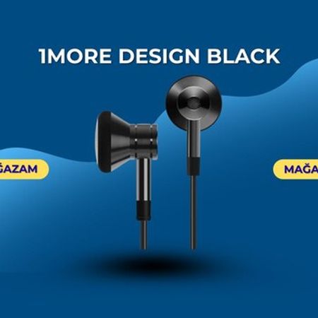 Qulaqlıq 1More Design black – Audio və video – ucuztap.az