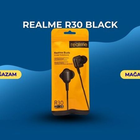 Realme R30 black qulaqcıq – Audio və video – ucuztap.az