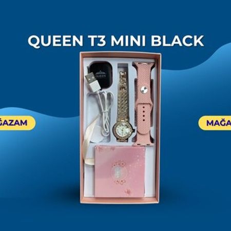 Queen T3 Mini black – Saatlar – ucuztap.az