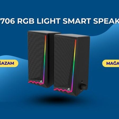 JS-706 RGB light smart speaker – Audio və video – ucuztap.az