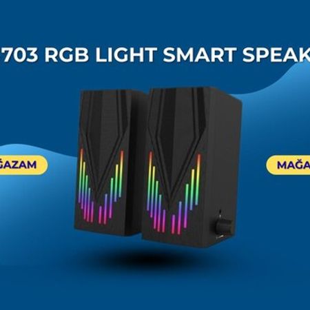 JS-703 RGB light smart speaker – Audio və video – ucuztap.az
