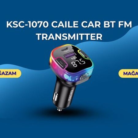 KSC-1070 CAILE car BT FM transmitter – Ehtiyat hissələri – ucuztap.az