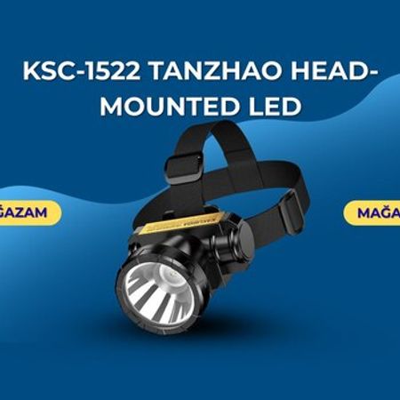 Baş fənəri KSC-1522 TANZHAO head-mounted LED – Ovçuluq və balıqçılıq – ucuztap.az