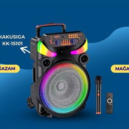 KK-15101 YAOGUANG flame light wireless speaker – Audio və video – ucuztap.az
