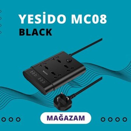 Yesido MC08 uzadıcı socket 10in1 – Kompüter aksesuarları – ucuztap.az