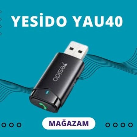 Yesido YAU40 Bluetooth 5.0 AUX adapter – Kompüter aksesuarları – ucuztap.az