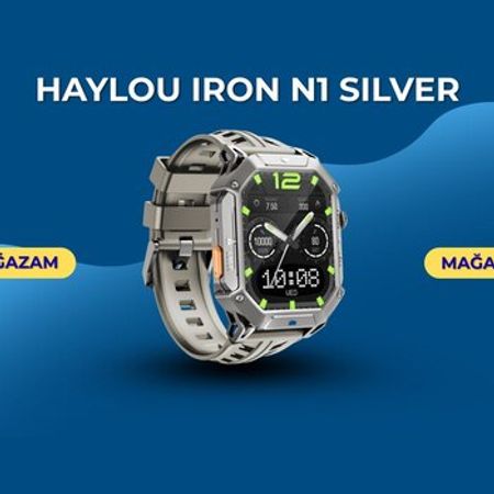 Haylou Iron N1 silver – Saatlar – ucuztap.az