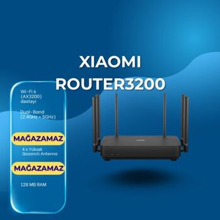 Router Xiaomi 3200 – Şəbəkə avadanlıqları – ucuztap.az