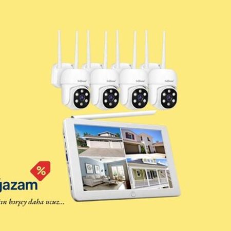 Geek Space 5in1 4kamera 1monitor dəst