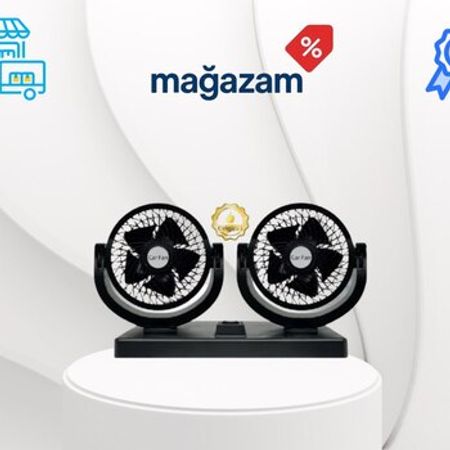 İki başlı avtomobil ventilyatoru "Denx DX2567"